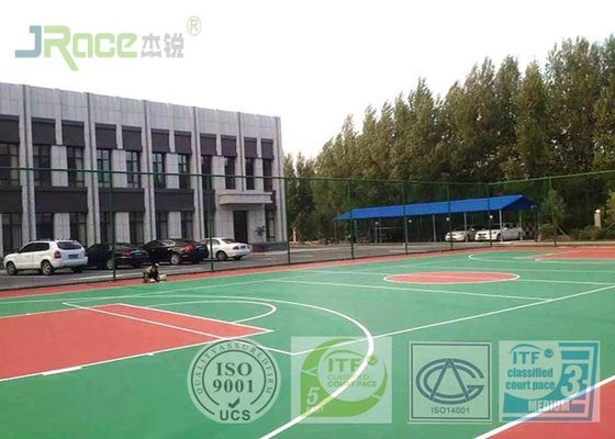 Official Game Sport Court Surface Flooring , Acrylic Tennis Court Surface Seamless